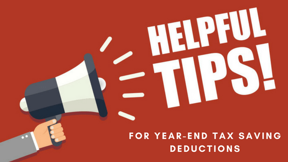 year-end tax saving deductions